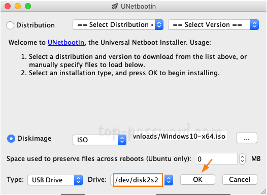 make a iso bootable in a mac for windows